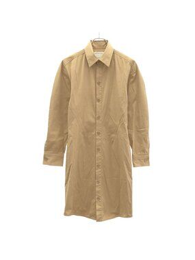 Bottega Veneta Cotton Poplin Shirt Dress Beige 38